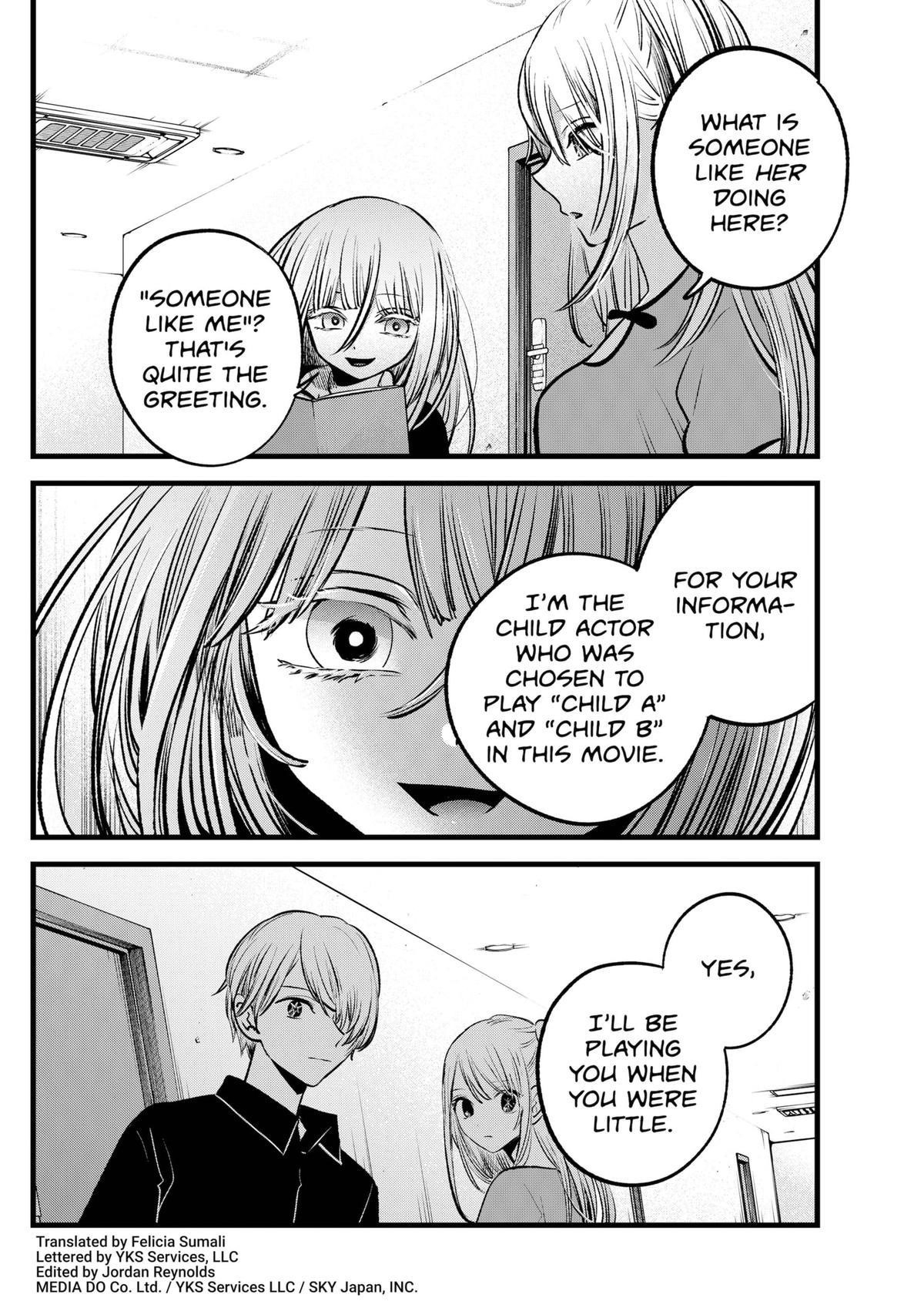Oshi no Ko (My Star) Manga Chapter 128 page 2 - Script Reading