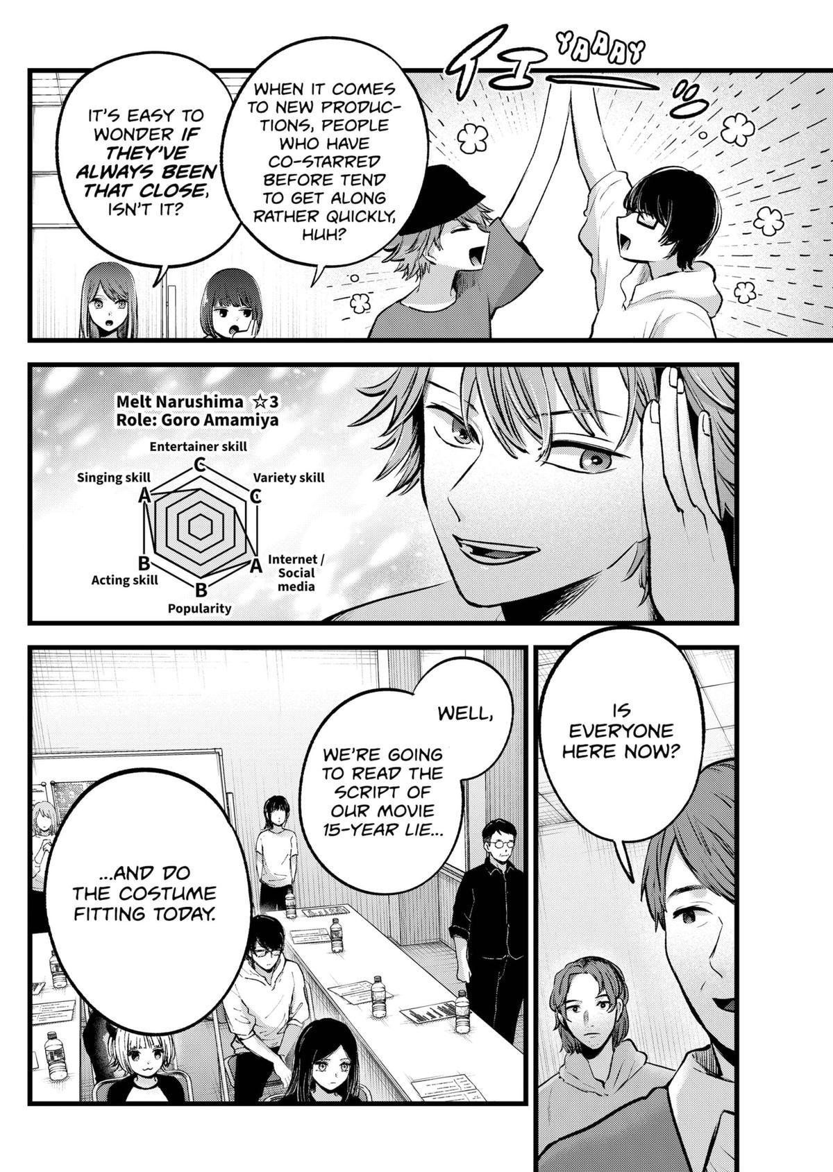 Oshi no Ko (My Star) Manga Chapter 128 page 8 - Script Reading
