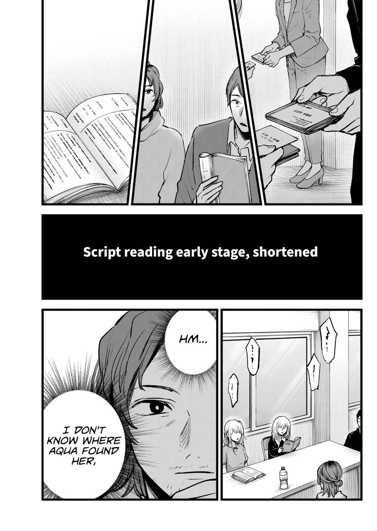 Oshi no Ko (My Star) Manga Chapter 128 page 9 - Script Reading