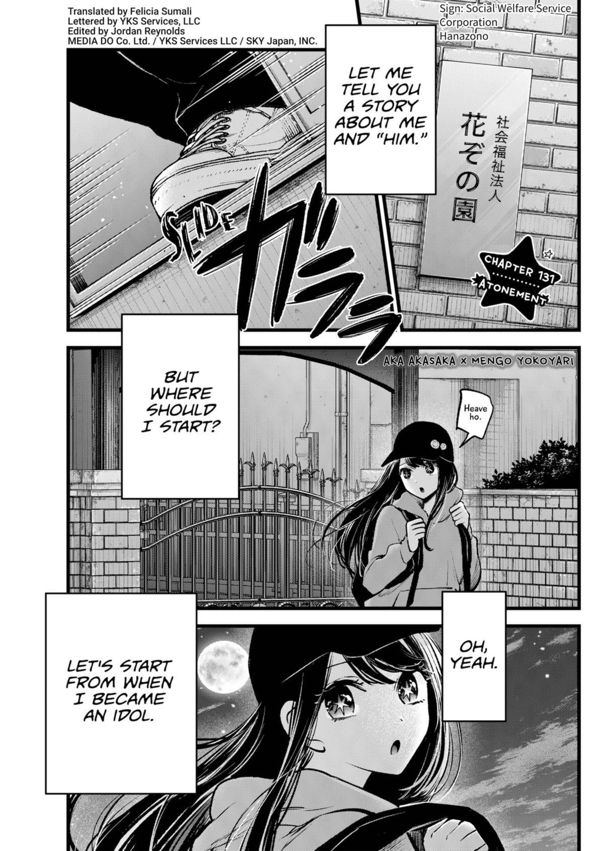 Oshi no Ko (My Star) Manga Chapter 131 page 2 - Atonement