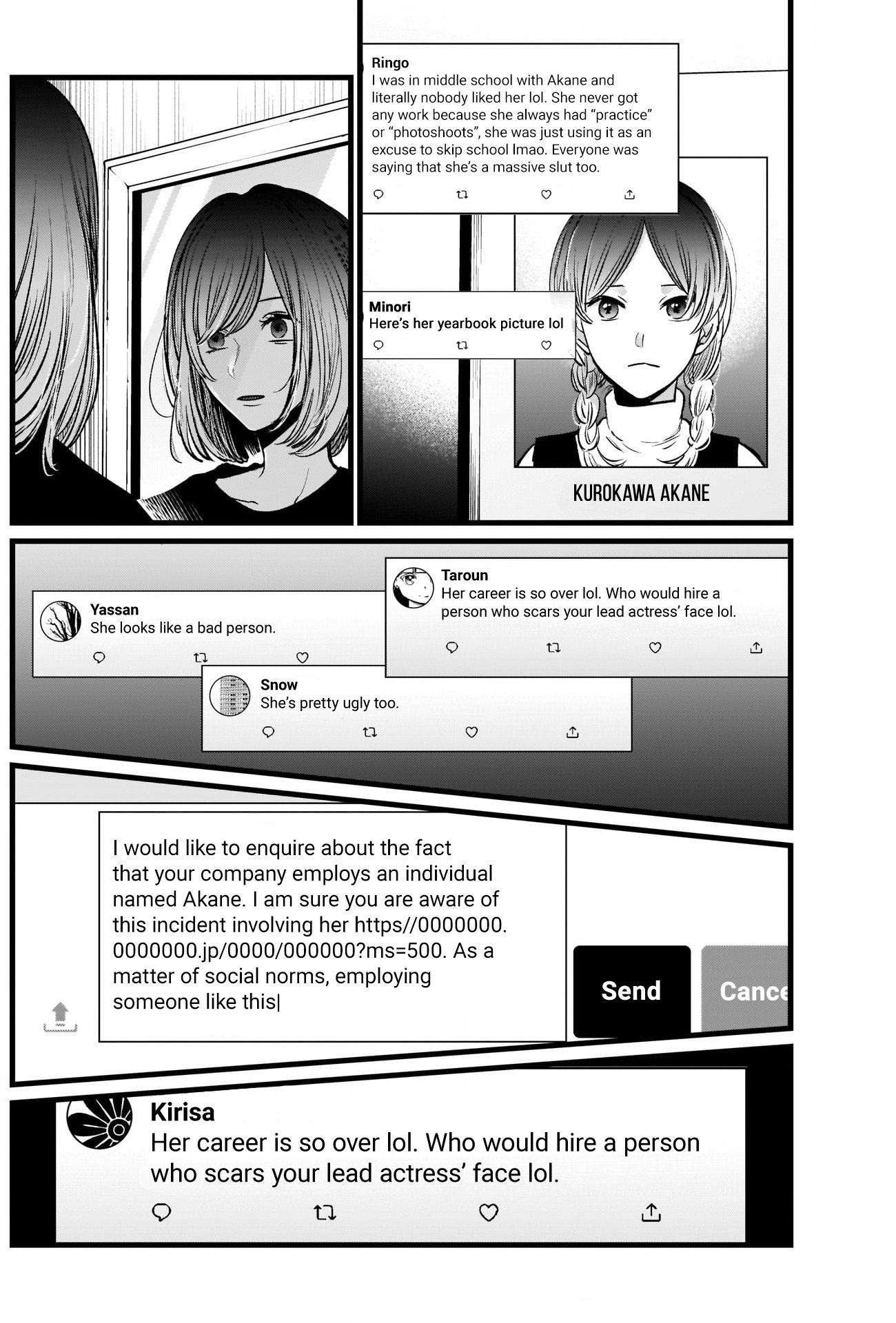 Oshi no Ko (My Star) Manga Chapter 25 page 12 - Up in Flames