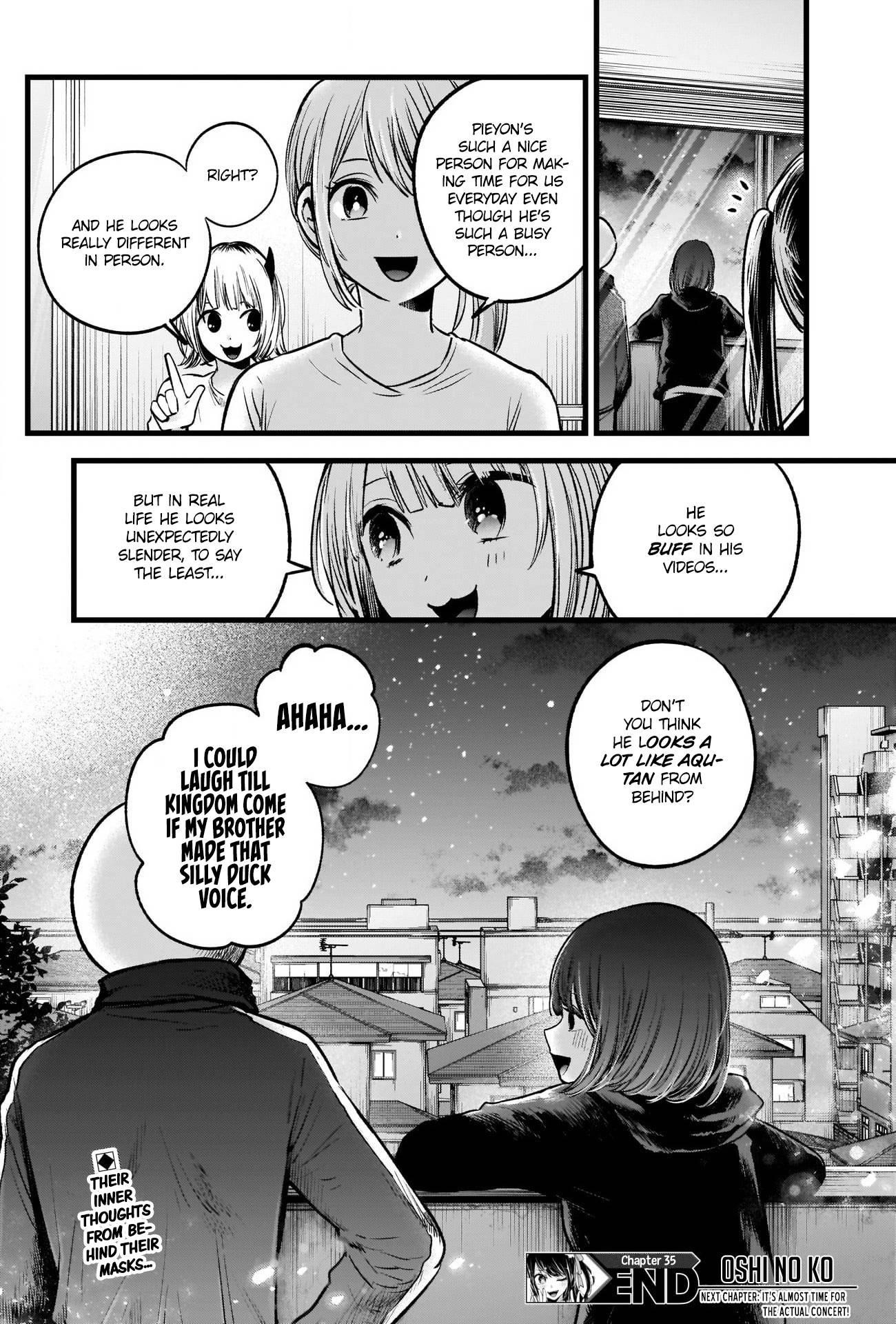 Oshi no Ko (My Star) Manga Chapter 35 page 18 - Responsible