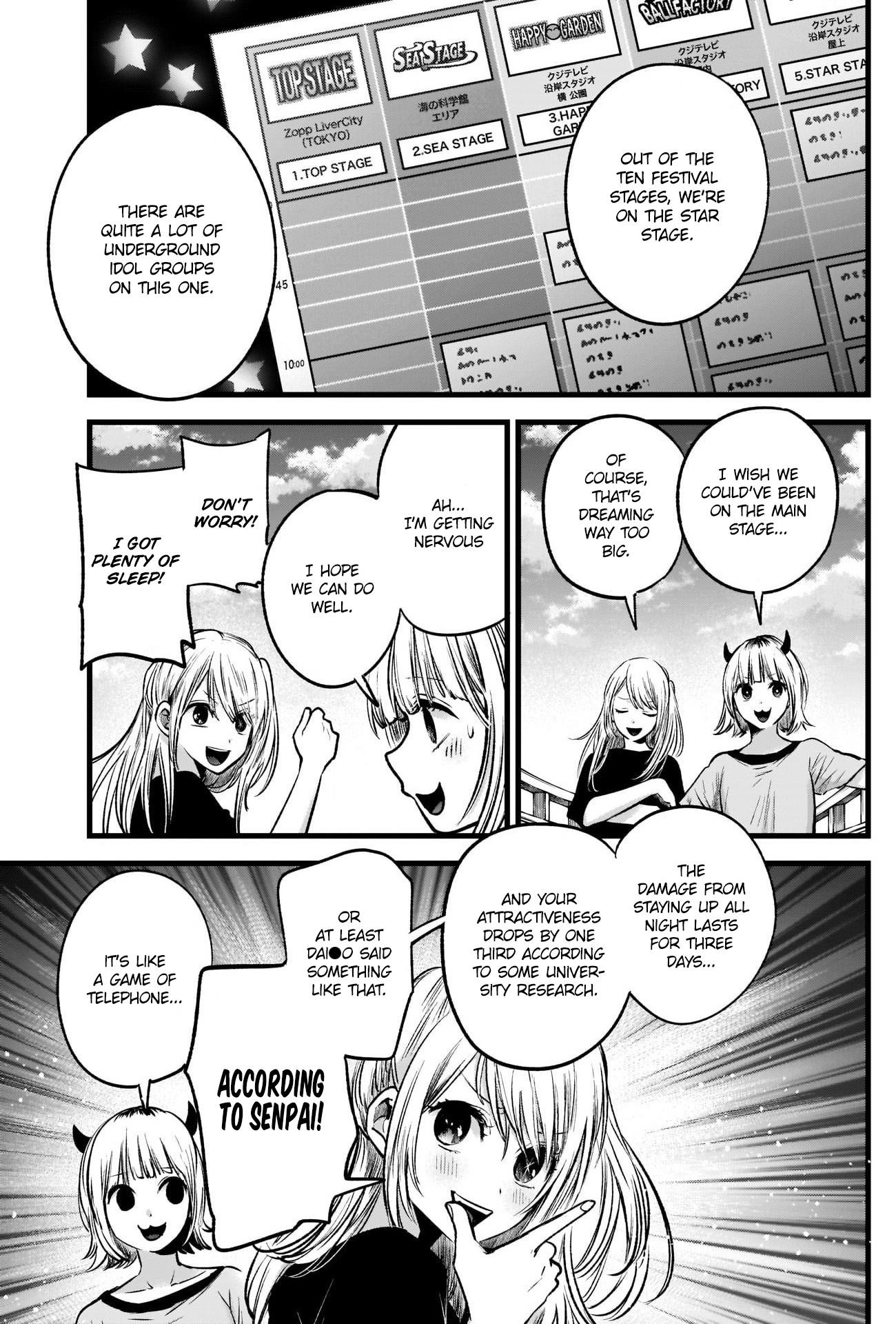 Oshi no Ko (My Star) Manga Chapter 36 page 17 - The Night Before