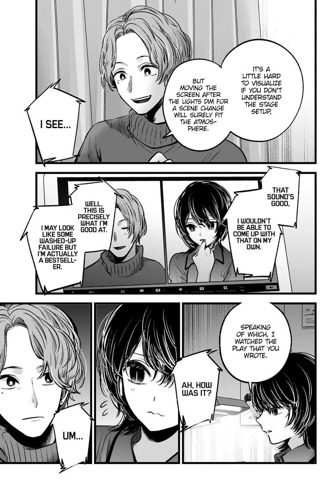 Oshi no Ko (My Star) Manga Chapter 49 page 14 - Rewriting