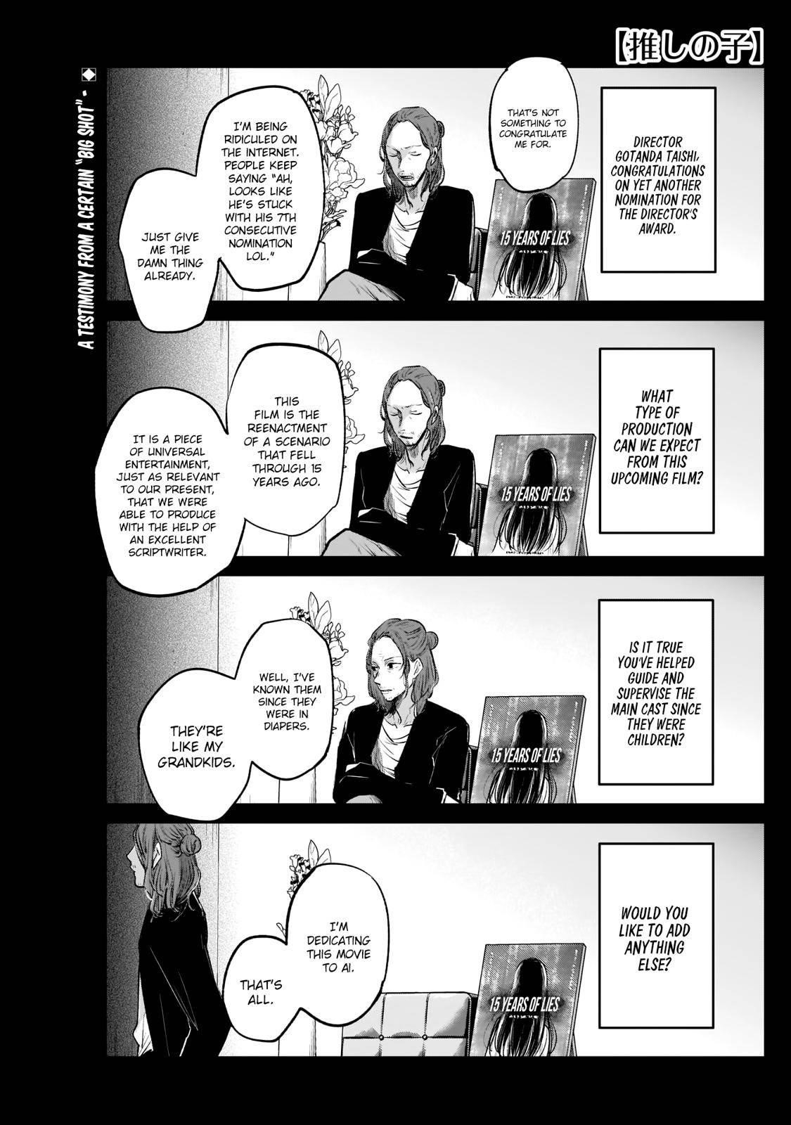 Oshi no Ko (My Star) Manga Chapter 5 page 1 - Director & Actress