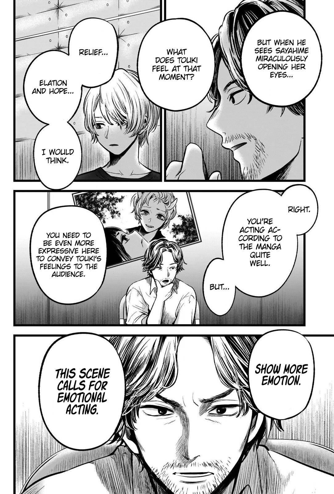 Oshi no Ko (My Star) Manga Chapter 50 page 6 - Emotional Acting